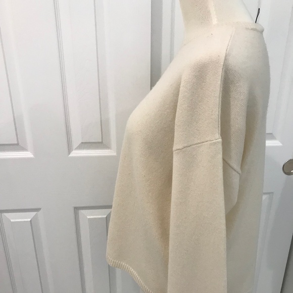 Eileen Fisher 100% Cashmere Off-White Sweater - Picture 2 of 5